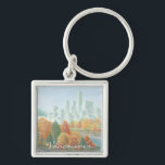 Vancouver Canada Key Chain Landscape Souvenirs<br><div class="desc">Vancouver Souvenir Key Chain Vancouver BC Canada Landmark Art Gifts for Men, Women, Kids, Home & Office Vancouver Landmark Art Gifts featuring the Vancouver Skyline Souvenirs Design by Artist / Designer Kim Hunter. See www.kimhunter.ca for more Vancouver Souvenirs & Gifts Online.</div>