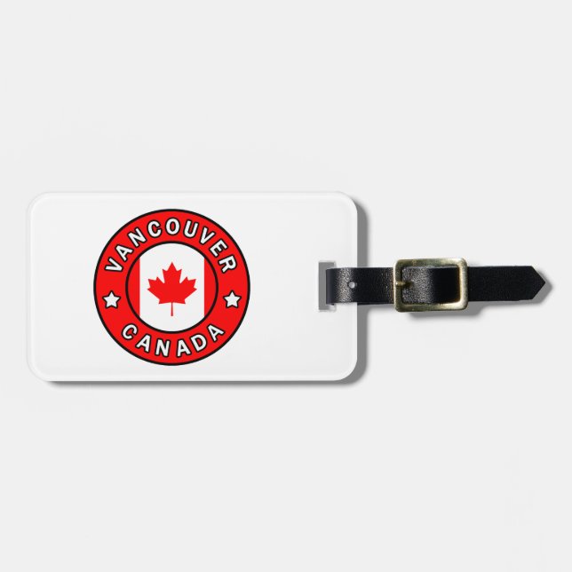 Vancouver Canada Luggage Tag (Front Horizontal)