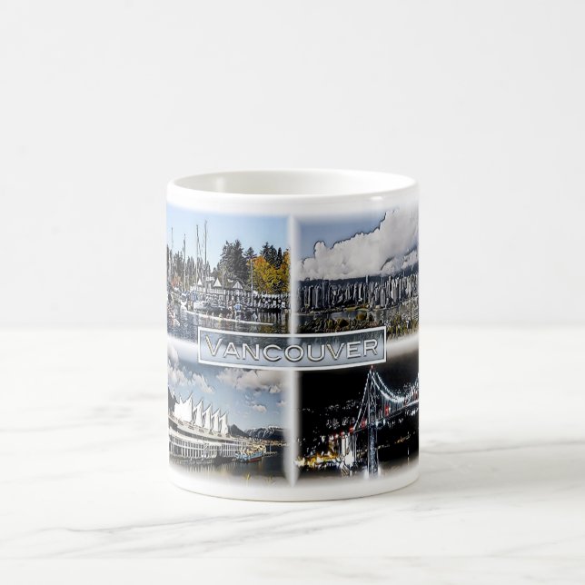 Vancouver - Canada - Mosaic - Coffee Mug (Center)