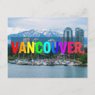 Vancouver canada postcard