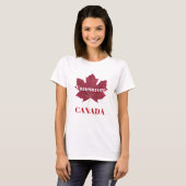 Vancouver Canada Red Maple Leaf Women's T-Shirt (Front Full)