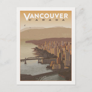 Vancouver Canada   Save the Date Announcement Postcard