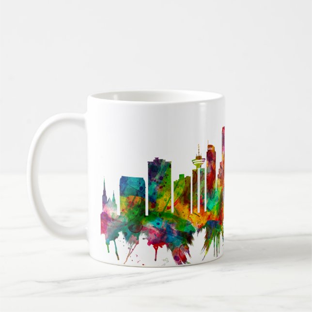 Vancouver Canada Skyline Coffee Mug (Left)