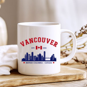 Vancouver Canada Skyline Mug   Canadian City 
