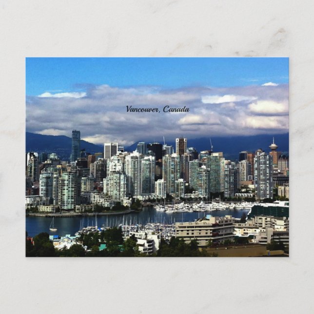 Vancouver, Canada skyline  Postcard (Front)