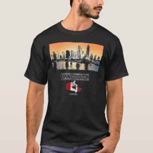 vancouver canada Skyline Vacation Souvenir city T-Shirt