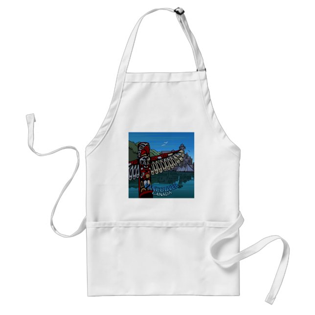 Vancouver Canada Souvenir Apron & Cooking Gifts (Front)