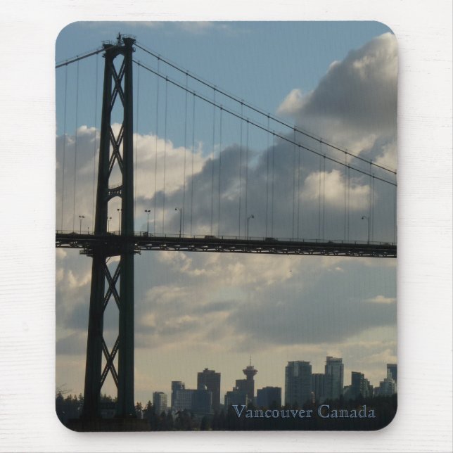 Vancouver Canada Souvenir Mouse Pad Vancouver Gift (Front)