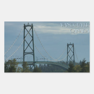 Vancouver Canada Stickers Lions Gate Souvenirs