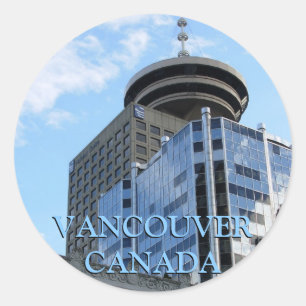 Vancouver Canada Stickers Vancouver Landmark Art