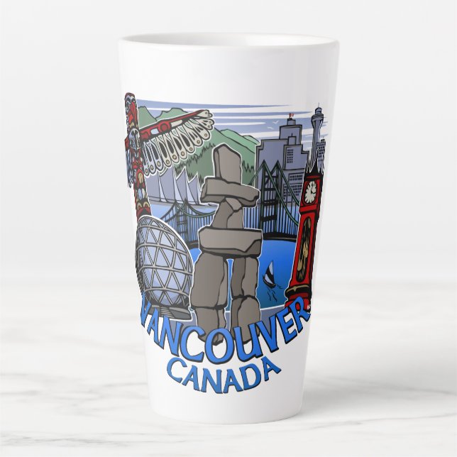 Vancouver Canada Tasses à café Mugs & Lunettes (Devant)