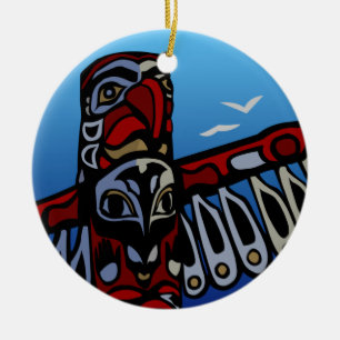 Vancouver Canada Totem Pole Ornement Souvenirs