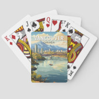 Vancouver Canada Travel Art Vintage