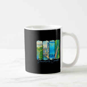 Vancouver Canada Travel Trip Brushstroke Souvenir  Coffee Mug