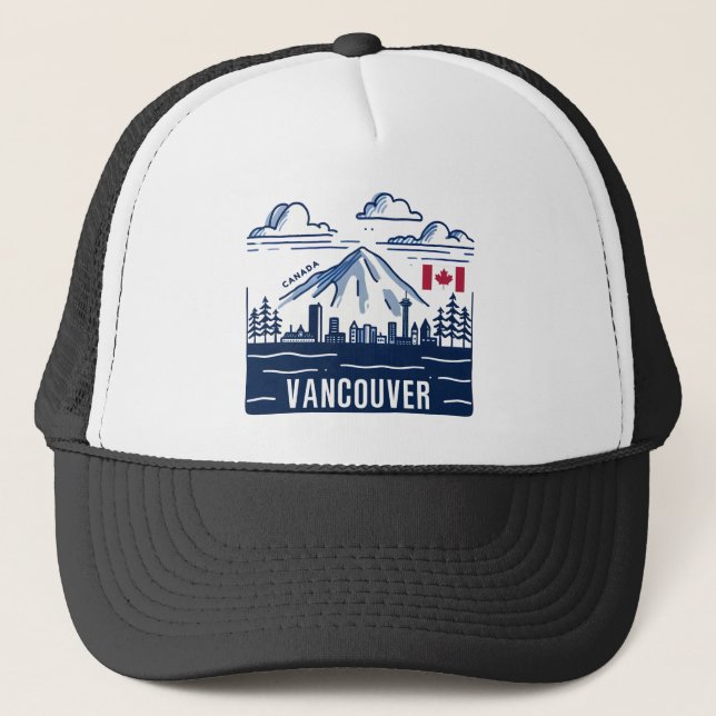 Vancouver Canada  Trucker Hat (Front)