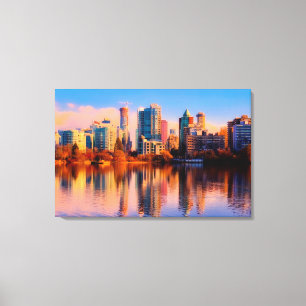 Vancouver Cityscape Canvas Print