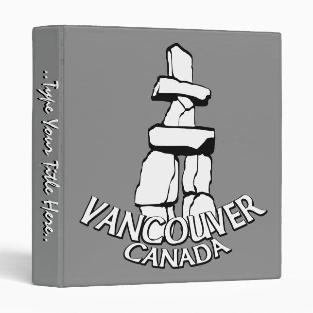 Vancouver Classeur Custom Vancouver Inushuk Classe (Devant/Côté)