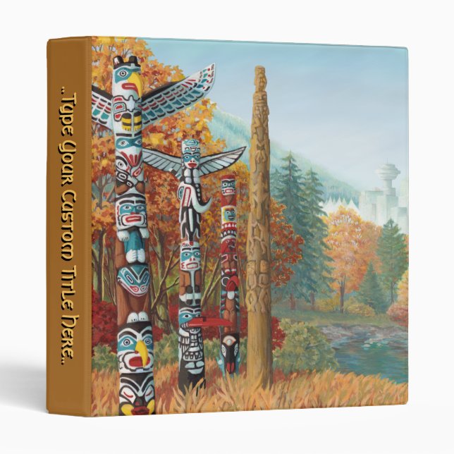 Vancouver Classeur Personnalisé Vancouver Classeur (Devant/Côté)