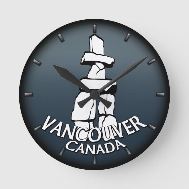 Vancouver Clock Gifts Decor First Nations Clock (Front)