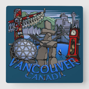 Vancouver Clock Gifts Decor First Nations Clock