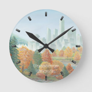 Vancouver Clock Personalized Vancouver Wall Clock