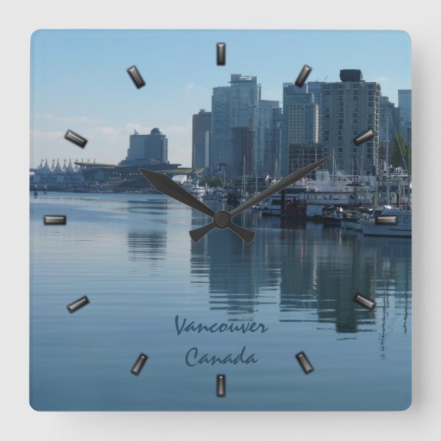 Vancouver Clock Personalized Vancouver Wall Clock (Front)