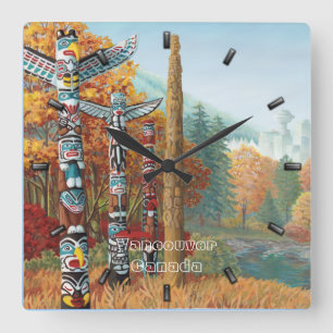 Vancouver Clock Personalized Vancouver Wall Clock