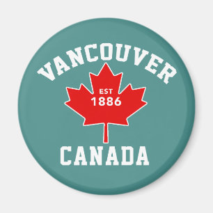 Vancouver Flag Est 1886 Canada Independence Day Magnet
