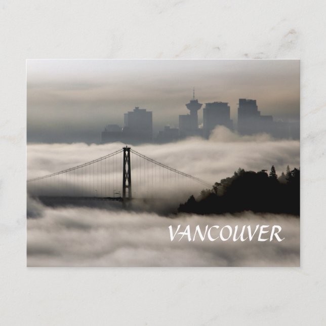 Vancouver Fog Postcard (Front)