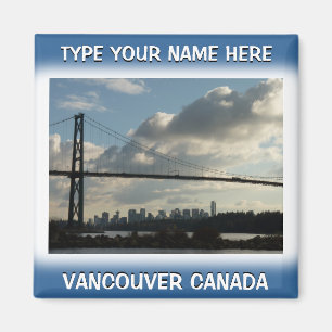 Vancouver Fridge Magnets Personalized Souvenir
