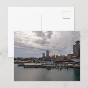 Vancouver Harbour Twilight Postcard