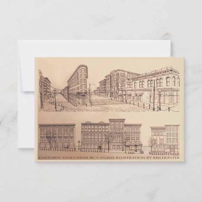 Vancouver Invitations Personalized Vancouver RSVP (Front)