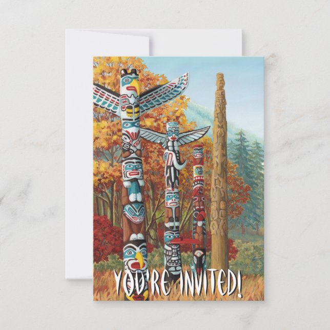 Vancouver Invitations Personalized Vancouver RSVP (Front)