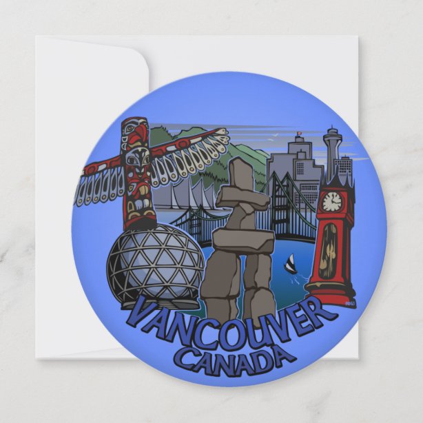 Vancouver Invitations Zazzle CA