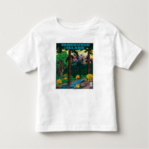 Vancouver Island Advertising Poster Toddler T-shirt