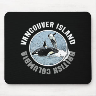 Vancouver Island BC Canada Orca Whales Adventure K Mouse Pad