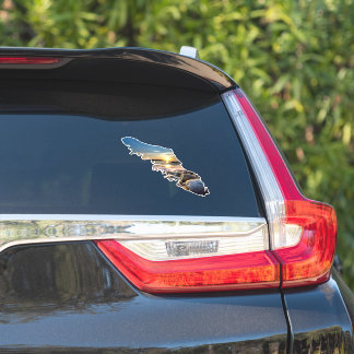 Vancouver Island Map Outline - Sea shore BC  