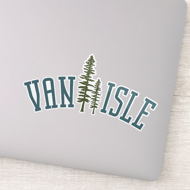 Vancouver Island Places West Coast Vinyl Sticker (Detail)