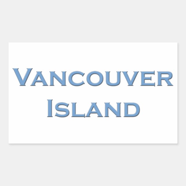 Vancouver Island Text Logo Sticker (Front)