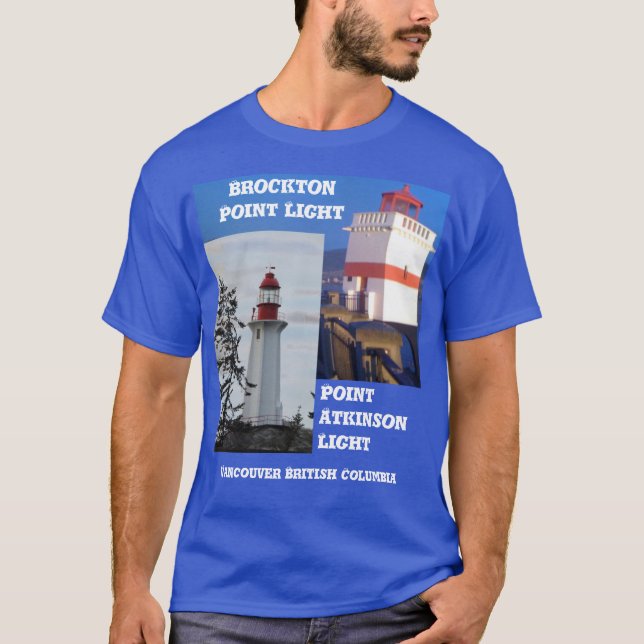 Vancouver Lighthouses T-Shirt (Front)