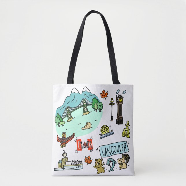 Vancouver lovers tote cute animals (Front)