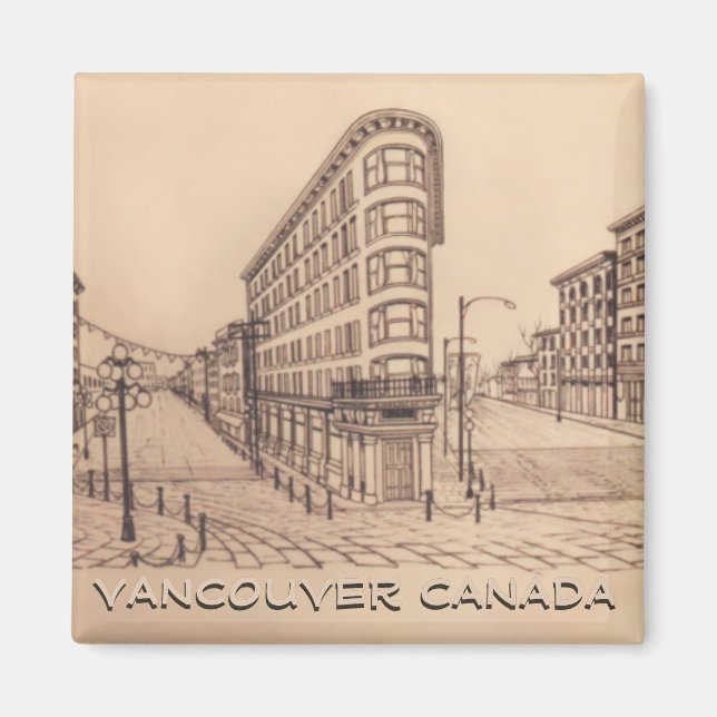 Vancouver Magnet Souvenir Magnet Buttons & Gifts (Front)
