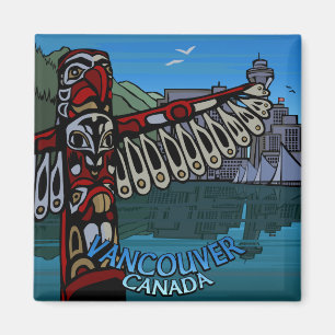 Vancouver Magnet Souvenir Magnet Vancouver Cadeaux