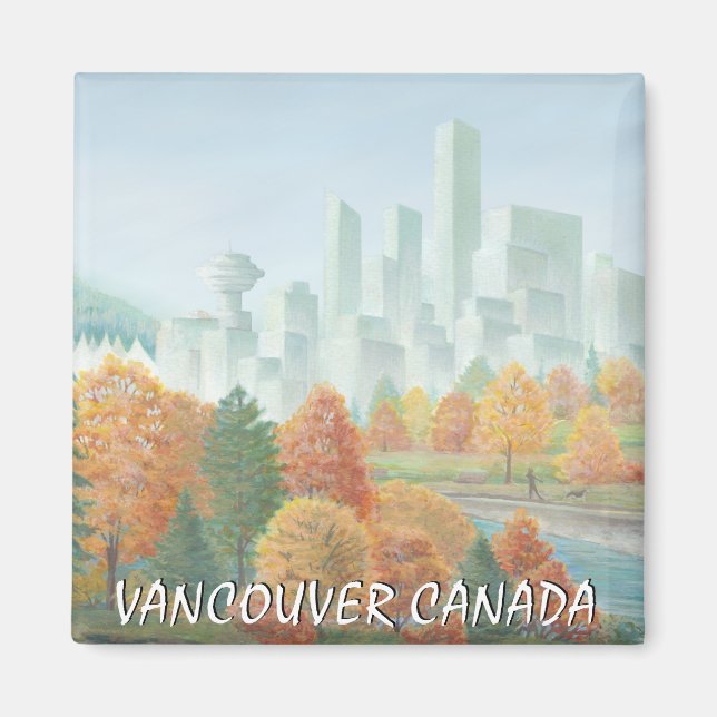 Vancouver Magnet Souvenir Vancouver Cadeaux emblém (Devant)