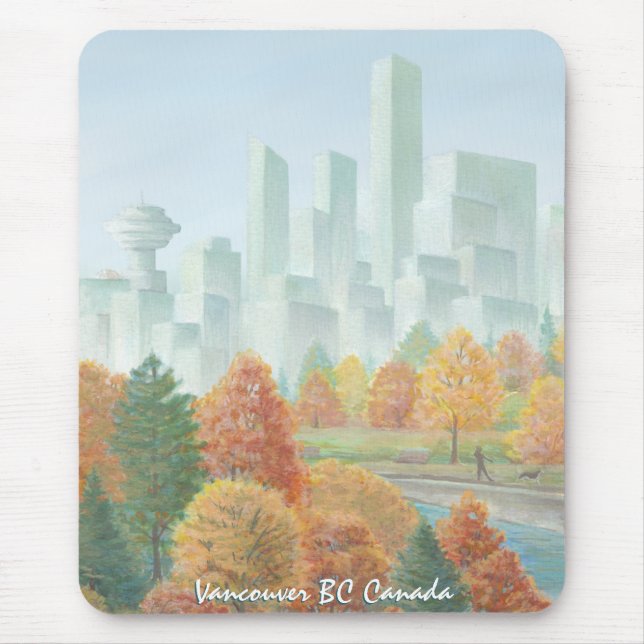 Vancouver Mousepad Souvenir Vancouver Art Gifts (Front)