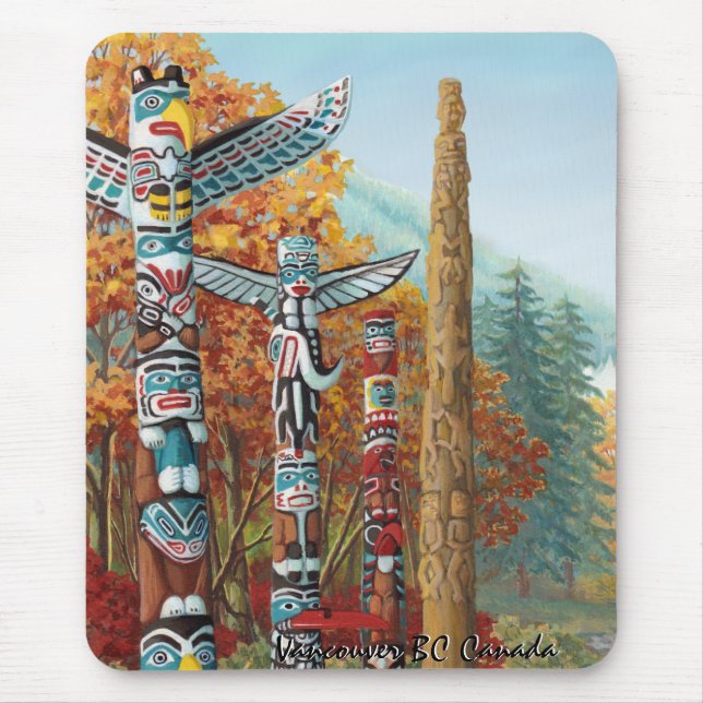 Vancouver Mousepad Souvenir Vancouver Art Gifts (Front)