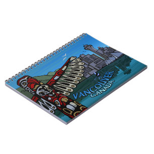 Vancouver Notebook Landmark Souvenir Journal