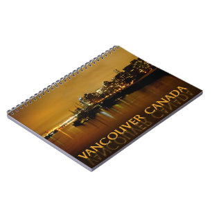 Vancouver Notebook Vancouver Cityscape Souvenir