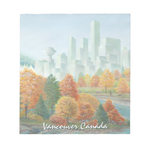 Vancouver Notepad Personalized Vancouver Souvenir