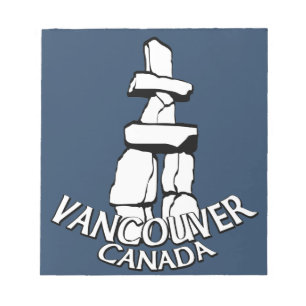 Vancouver Notepad Vancouver Landmarks Souvenir